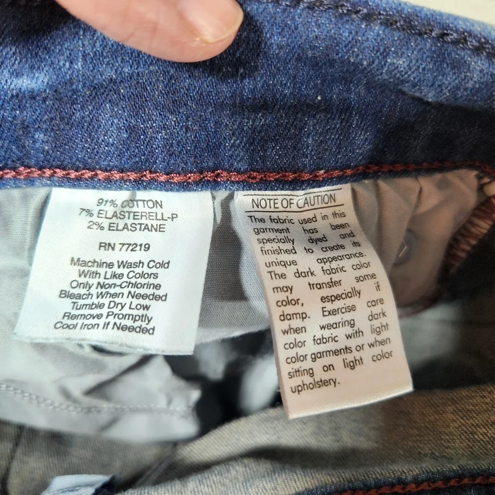 Joseph Abboud Mens 32x34 straight Blue Jeans